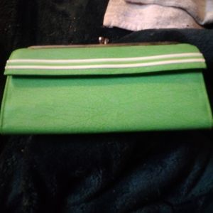 Vtg change and check book wallet